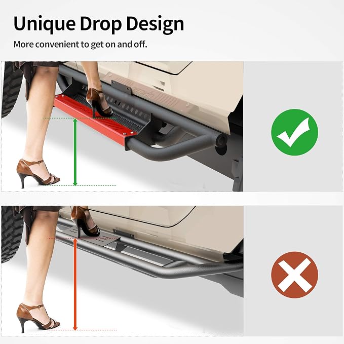 OEDRO 6 inch Running Boards, Drop Side Steps Compatible - Image 4