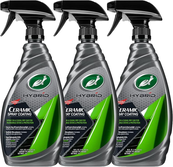 Turtle Wax 53883 Hybrid Solutions Ceramic Spray Coating, Incredible Shine and by TurtleWax