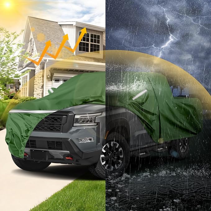 BOSSTONE Car Cover Custom Fit for Nissan Frontier King/Crew Cab Short Bed - Image 4
