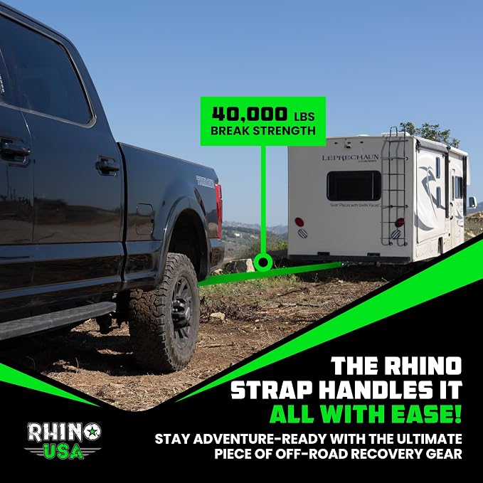 Rhino USA Recovery Tow Strap - Image 7