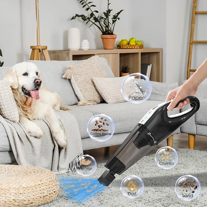 Car Vacuum Portable Cordless, 10000Pa Vacuum Cleaner, 120W Brushless Motor - Image 2