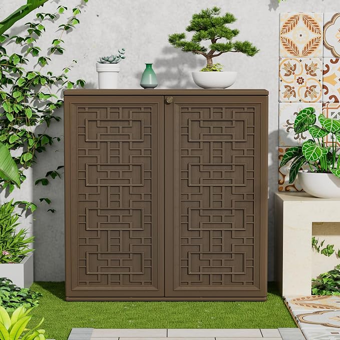 HOMSPARK Indoor/Outdoor Storage Cabinet - Image 5
