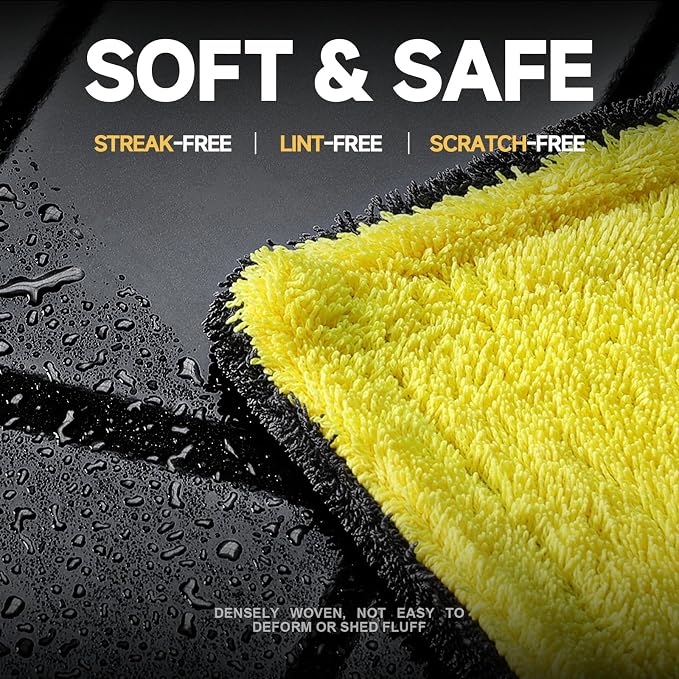 Car Drying Towel, Extra Large 36"x24" Microfiber Towel - Image 6