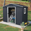 8x4 FT Outdoor Storage Shed, Metal Shed by Unknown