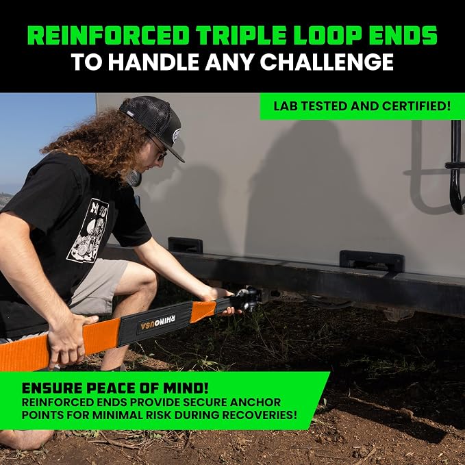 Rhino USA Recovery Tow Strap - Image 3