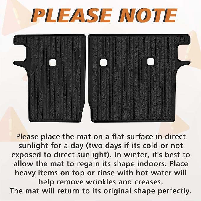 TripleAliners Backrest Mats All Weather Liners Compatible - Image 2