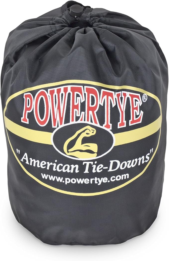 PowerTye - Made in USA - Extra Long Ratchet Tie Down Straps, Heavy Duty - Image 4