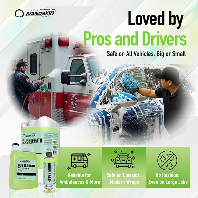 Nanoskin BUBBLE BATH Foaming Car Wash Shampoo 55 Gallons - Image 7