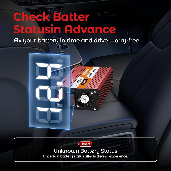 700W Power Inverter, DC 12V to 110V AC Car Inverter - Image 3