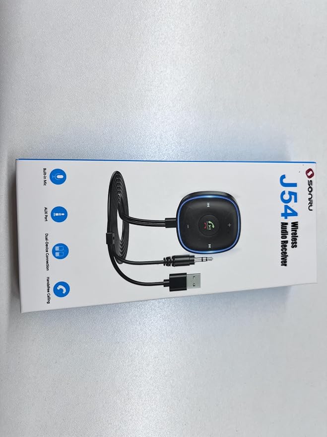Bluetooth 5.3 Aux Car Adapter, SONRU Bluetooth Receiver - Image 13