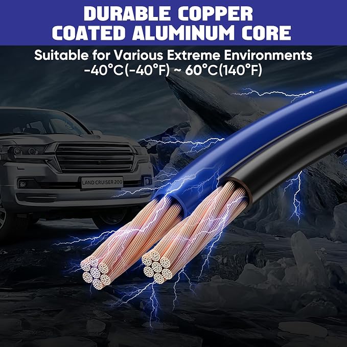2/0 Gauge 30 FT Heavy Duty Jumper Cables, 1500Amp Quick Connect Booster Cables - Image 3