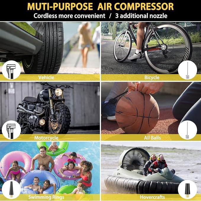 Jump Starter with Air Compressor 260PSI, 1000A Portable Car Jump Starter - Image 5