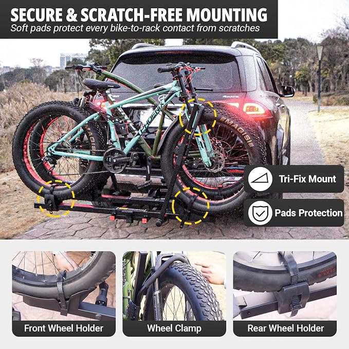 TRAILV2 Hitch Mount 2-Bike Rack - Image 3