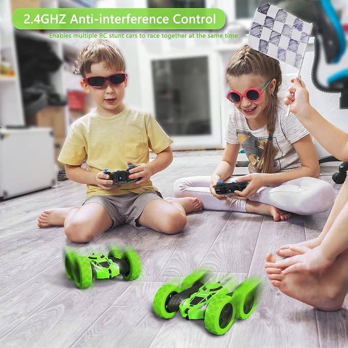 Remote Control Car, Double Sided 360°Rotating 4WD RC Cars - Image 6
