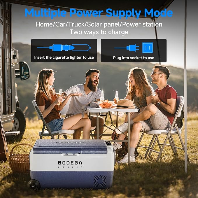 BODEGACOOLER 12 Volt Car Refrigerator, 38 Quart Portable Freezer Fridge - Image 9