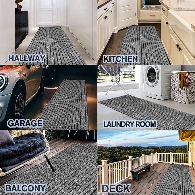 Custom Size Backed Non-Slip Area Rugs Runner, Easy Clean, Waterproof Runner Rugs - Image 6