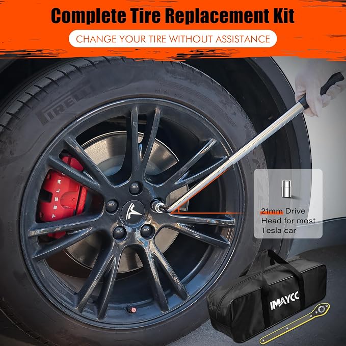 Car Jack for Tesla Model Y Model 3, IMAYCC 2.5 Ton Tesla Car Jack Kit - Image 5