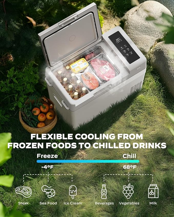 Marsail 12 Volt Refrigerator 12V Car Fridge 32QT Portable Freezer Compressor - Image 4