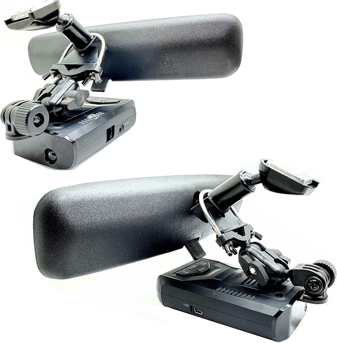 ChargerCity Enhanced U-Bolt Stainless Steel Lock Rearview Mirror Pole Bar Stem - Image 2