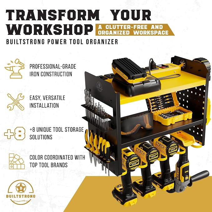 Power Tool Organizer Wall Mount - Image 3