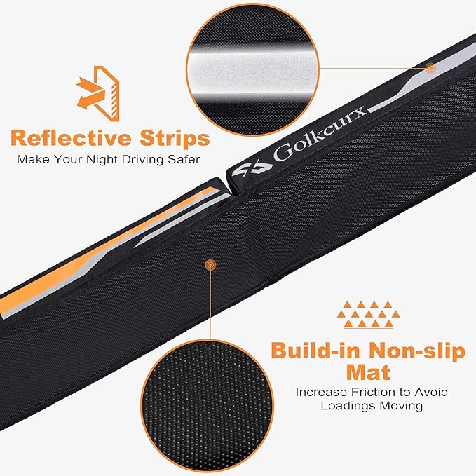 Golkcurx Universal Soft Roof Rack Pads - Image 5