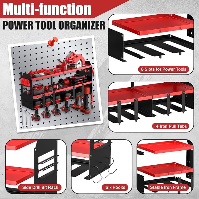 Power Tool Organizer Wall Mount - Image 2