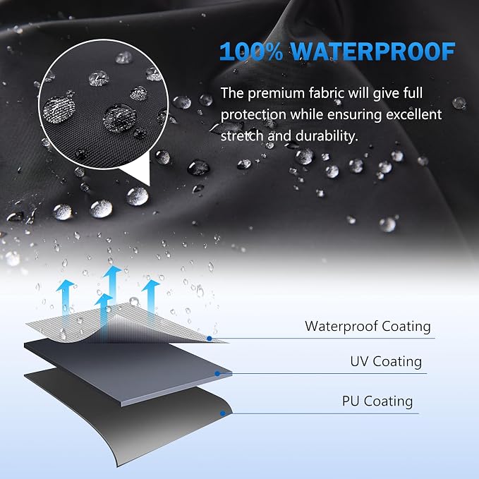 MORNYRAY ATV Cover Waterproof Heavy Duty Universal Quad Cover Outdoor Storage - Image 4