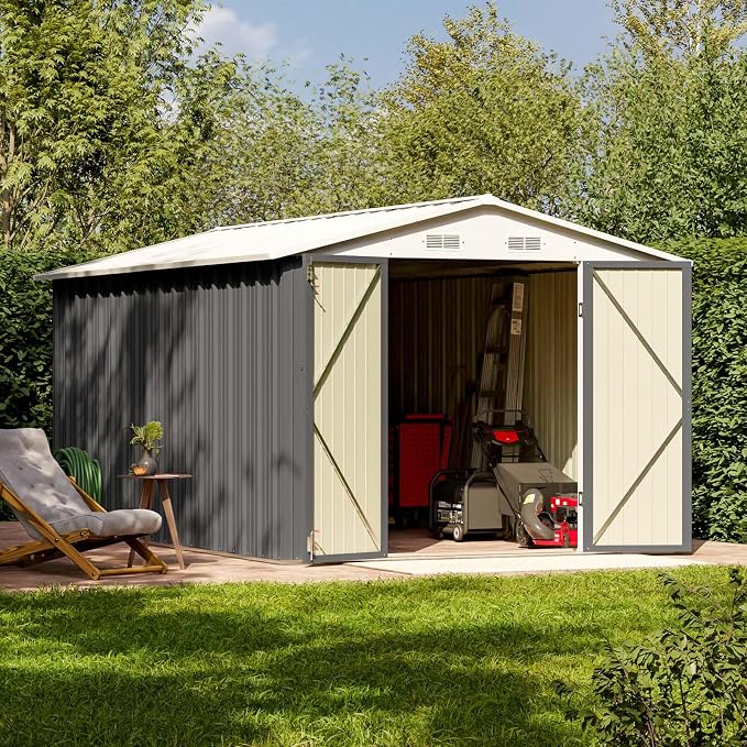 Patiowell 8 x 12 FT Metal Storage Shed - Image 2