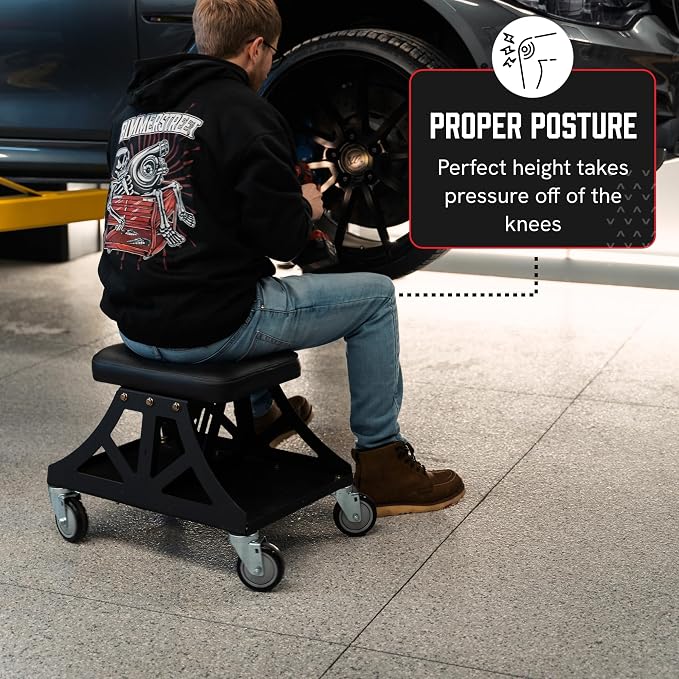 Vyper Low Pro Garage Stool - Image 7