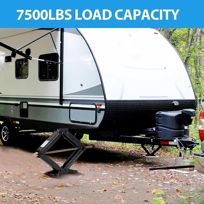 Garvee 24" RV Scissor Jack - 7500lb Heavy Duty Leveling Stabilizer - Image 2