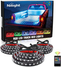 Nilight 3PCS 60 Inch RGB Truck Bed Light Strip Kit 270 LED Neon Accent Lights by Nilight
