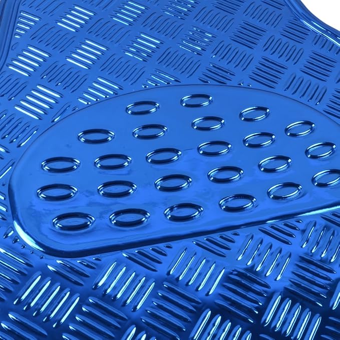 BDK 4-Piece All-Weather Universal Fit Front & Rear Floor Mats - Image 3