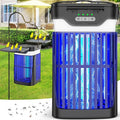 Solar Bug Zapper Outdoor and Indoor, Dual Folding Solar Panel by Zechuan