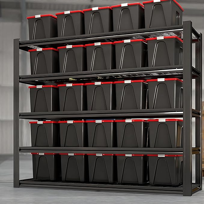 62" W x 24" D x 84" H Garage Shelving Heavy Duty Metal Shelving 3500LBS Storage - Image 5