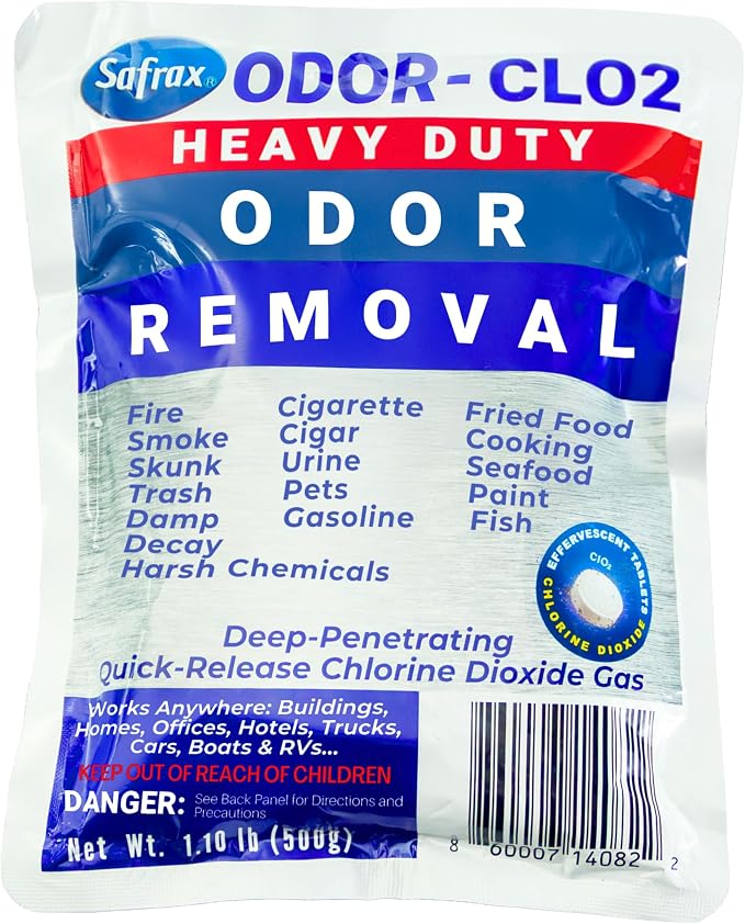ODOR-CLO2 Chlorine Dioxide Odor Removal by SAFRAX