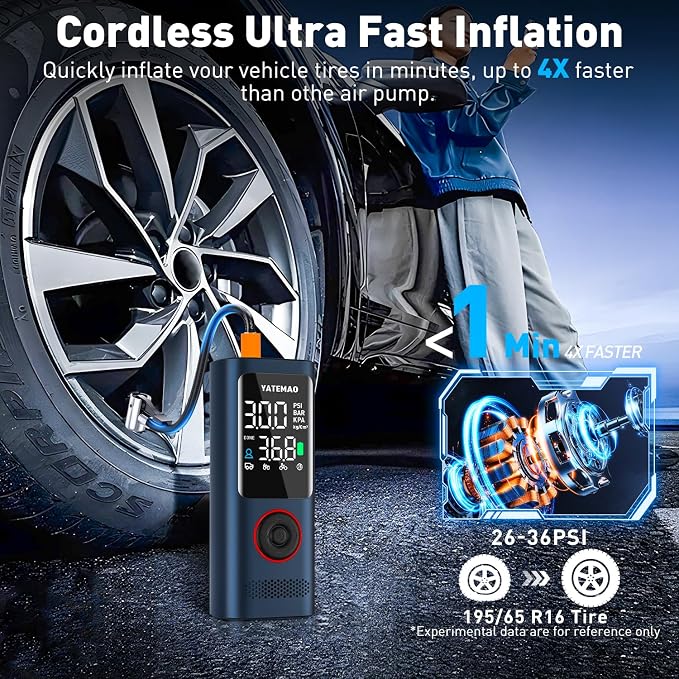 Tire Inflator Portable Air Compressor - Image 2