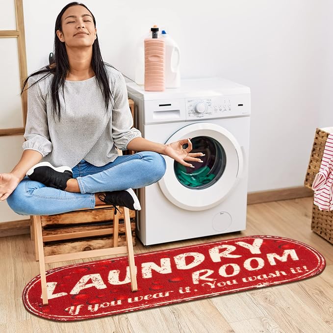 Ottomanson 20" x 59" Oval Laundry Room Rug - Image 9