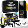 Tire Repair Kit with Air Compressor Car Emergency Kit with Universal Tire Plugs by EVERLITSURVIVAL