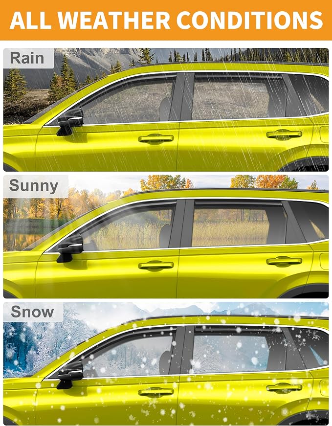 in-Channel Window Rain Guards Fit - Image 7