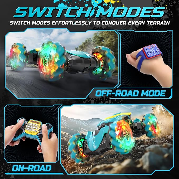 DEERC Gesture Sensing RC Stunt Car - Image 2
