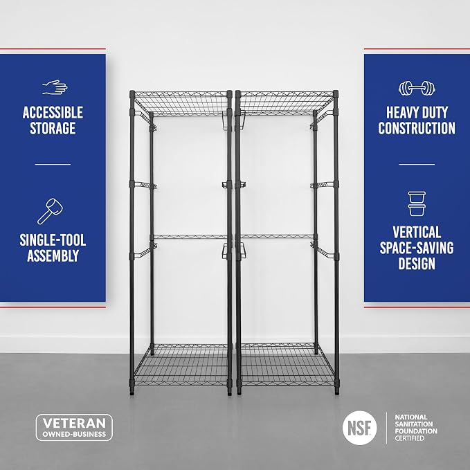 SafeRacks 2 Pack 5-Tier Steel Tote Rack - Image 7