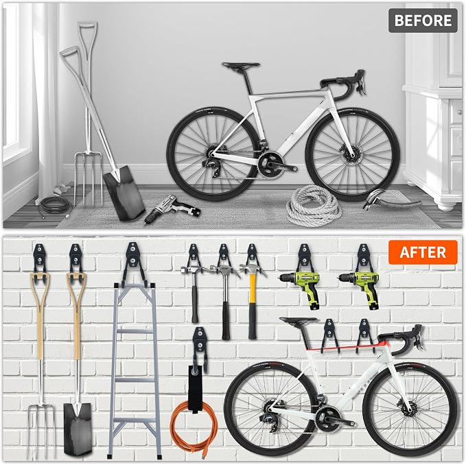 14 Pack Garage Hooks, Utility Wall Mount Garage Hooks Heavy Duty - Image 5