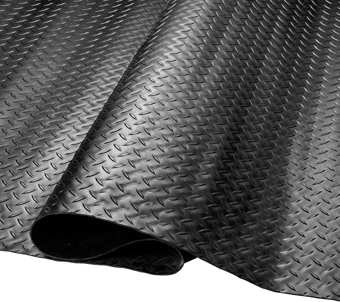 SEAL 4 x 6 Ft Premium Garage Floor Mat, Solid 2.8mm Thickened Black Commercial - Image 7