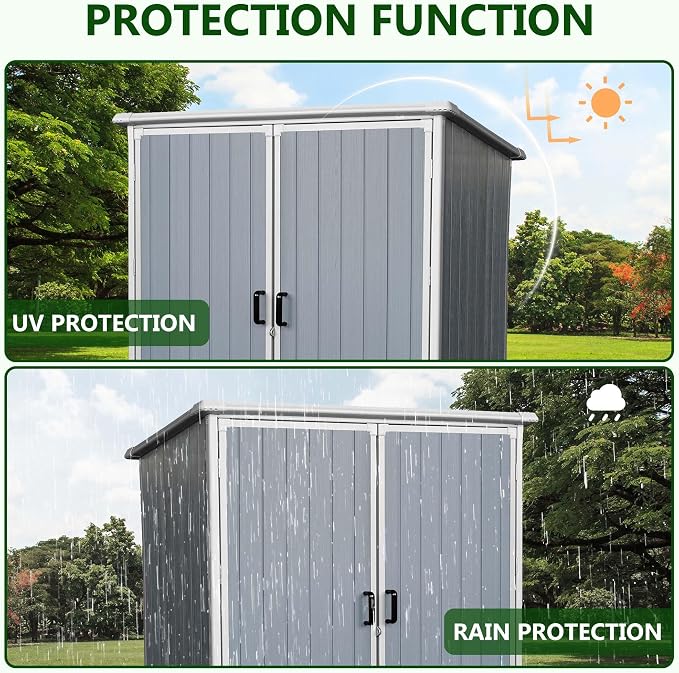 5 X 3 Ft Outdoor Storage Shed - Image 3