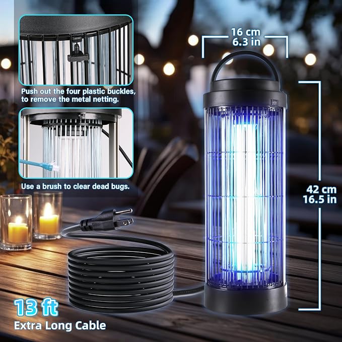 Large Size Bug Zapper Outdoor for 1/2 Acres - Image 5