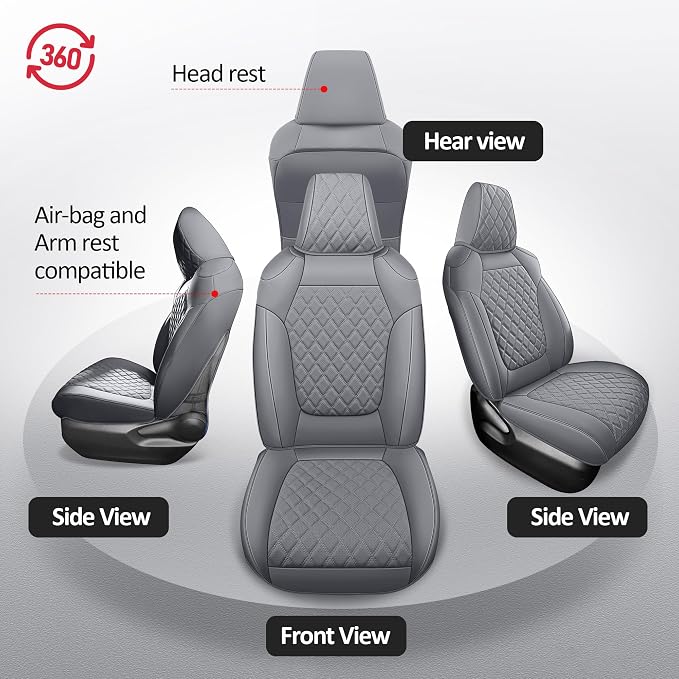 MIROZO Seat Covers for Rav4, Waterproof Car Seat Covers Compatible - Image 6