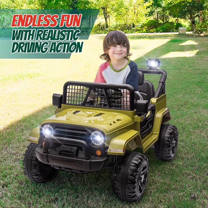JOYMOR 12V Kids Ride on Truck - Image 7