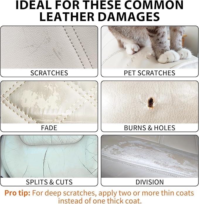 Leather Repair Kit, Car Seats, Jacket & Purse - Image 3