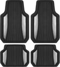 Motor Trend ChromeTech Car Floor Mats Full Set by MotorTrend