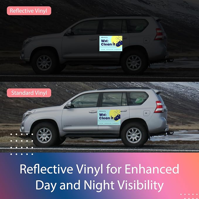 Custom Magnetic Bumper Stickers 2 Pack | Personalized Logo, and Image - Image 4